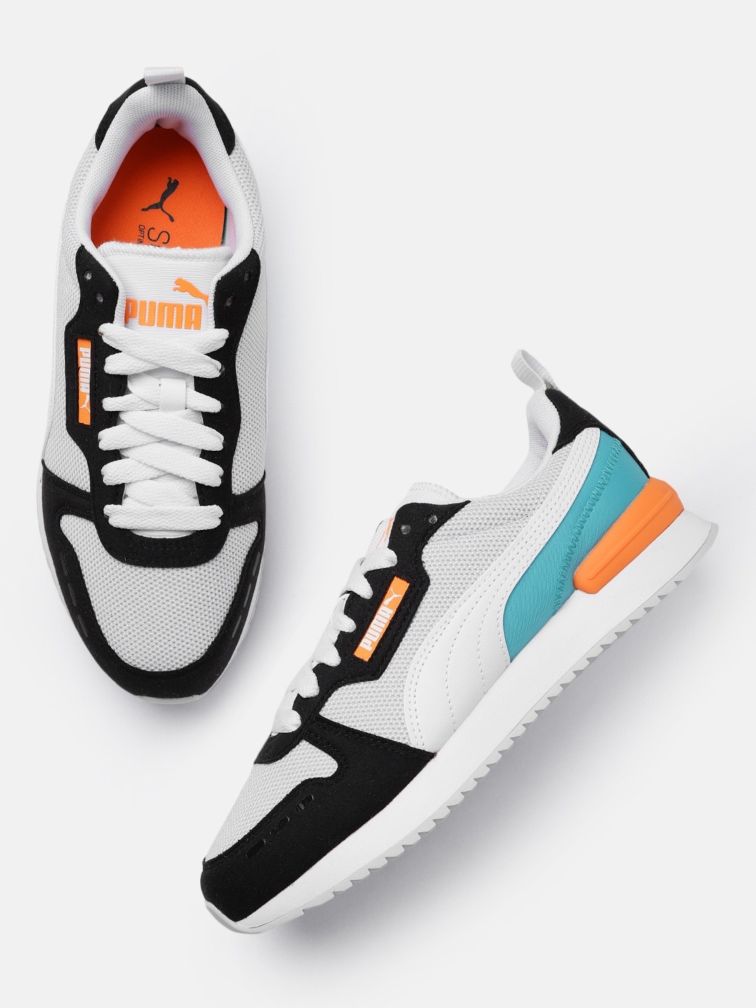 

Puma Unisex Colourblocked R78 Sneakers, Grey