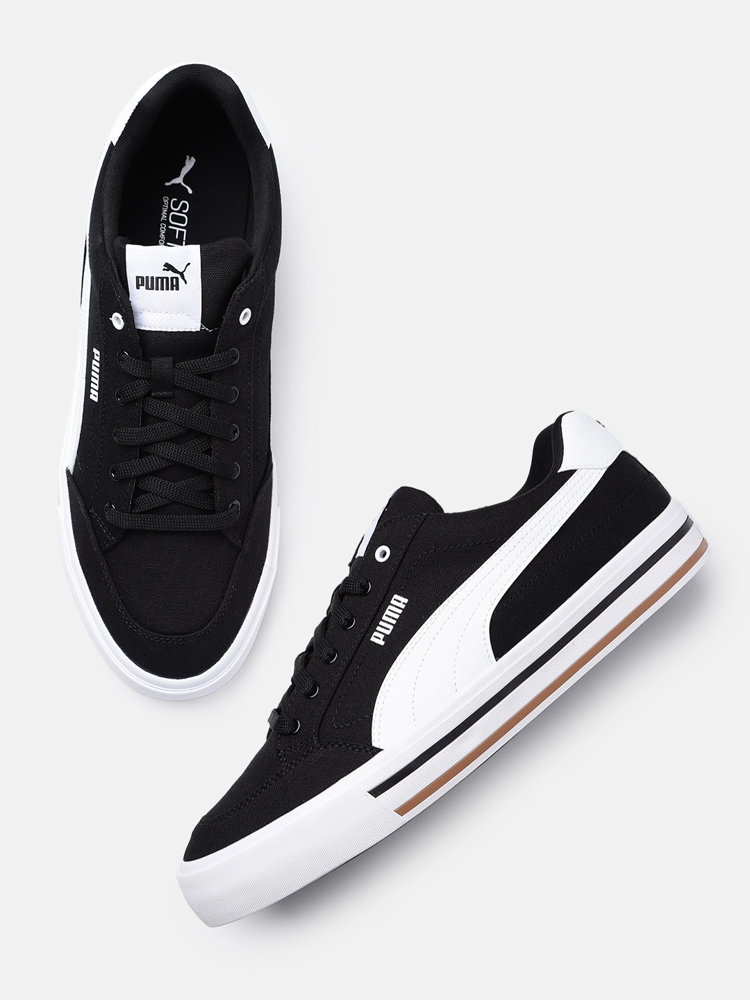 

Puma Unisex Court Classic Vulc FS Sneakers, Black