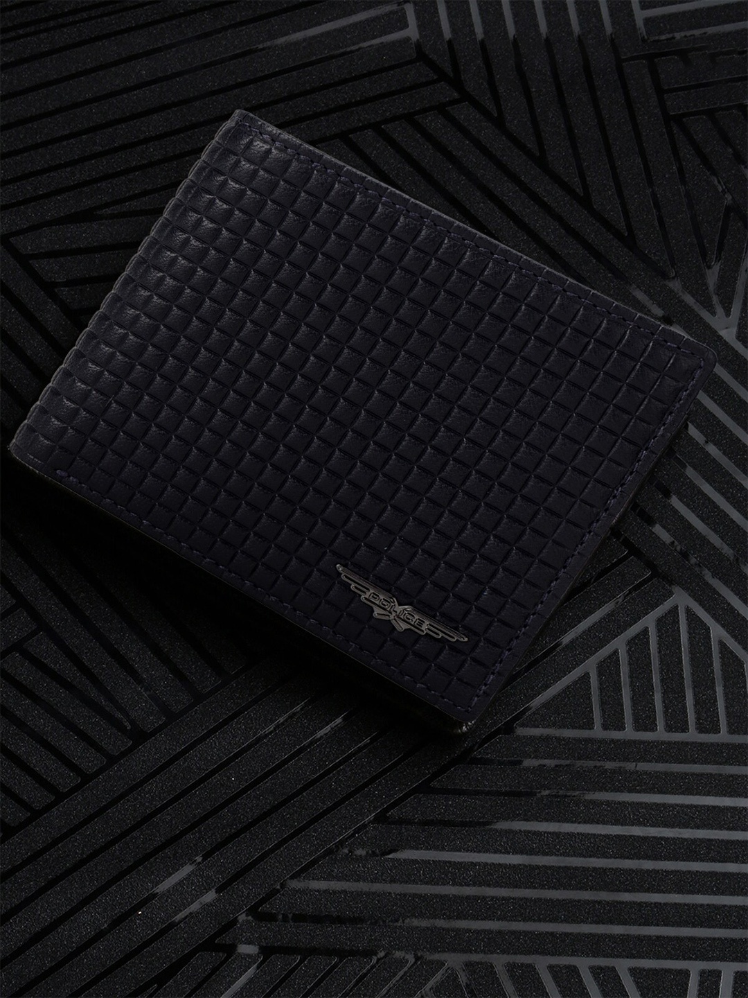 

Police Leather Two Fold Wallet, Navy blue