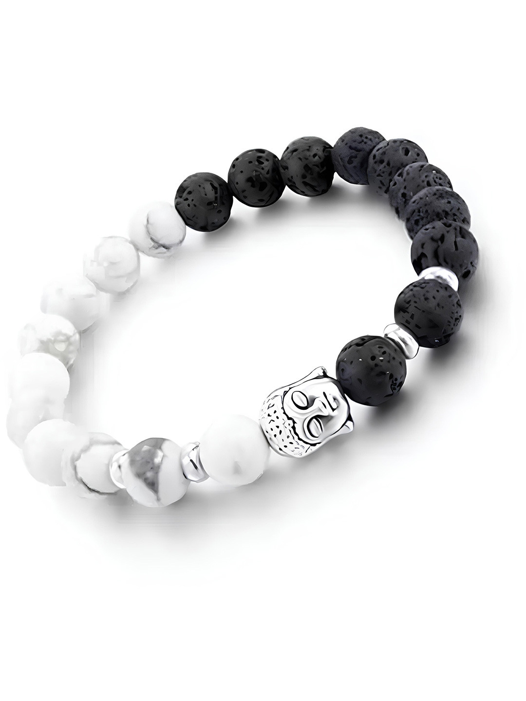 

KARISHMA KREATIONS Unisex Artificial Beads Bracelet, Black