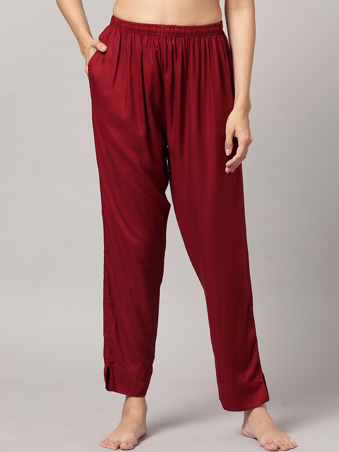 

Kryptic Women Mid Rise Lounge Pants, Maroon