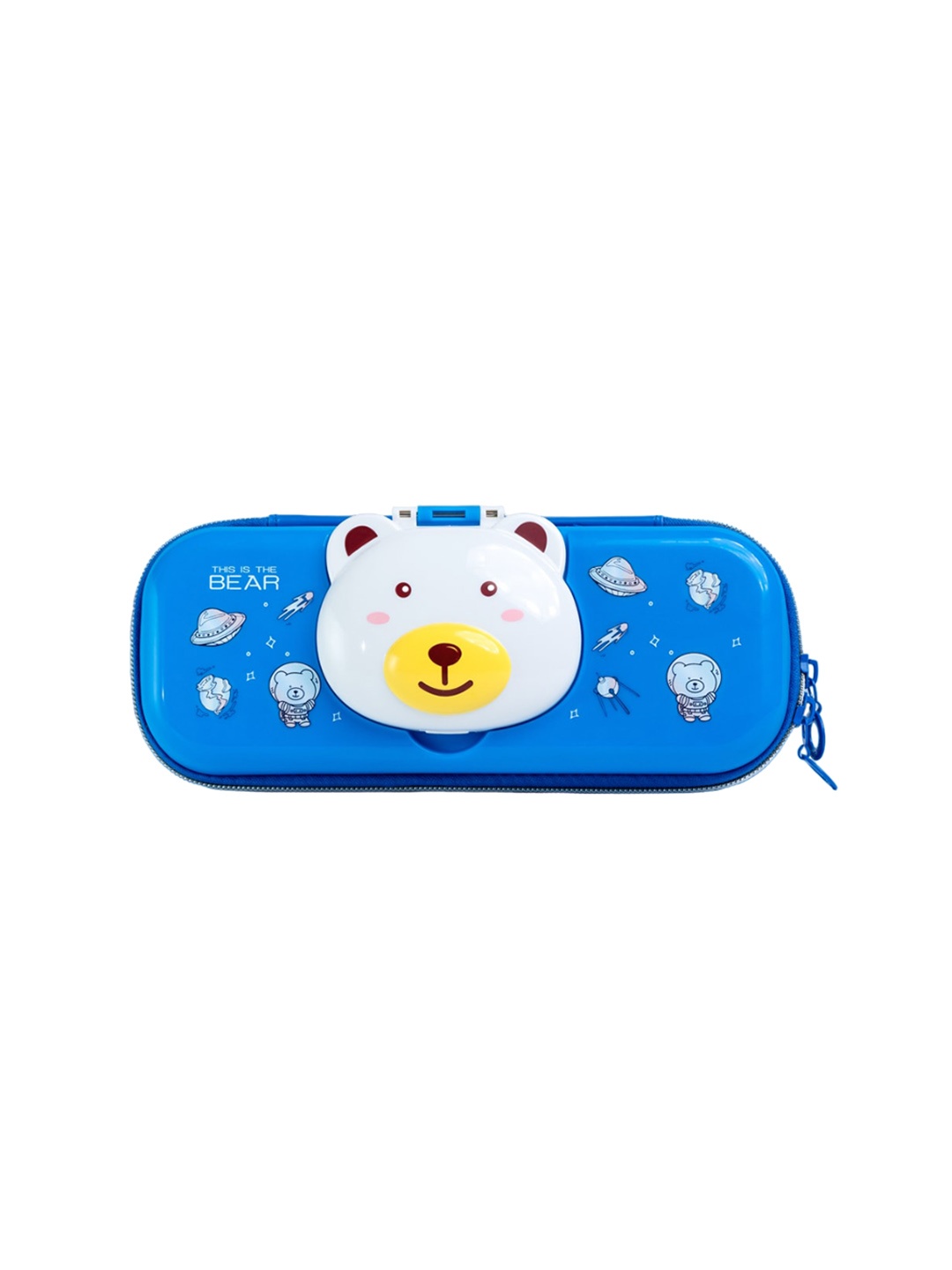

QIPS Kids Blue Printed TPU Pencil Case