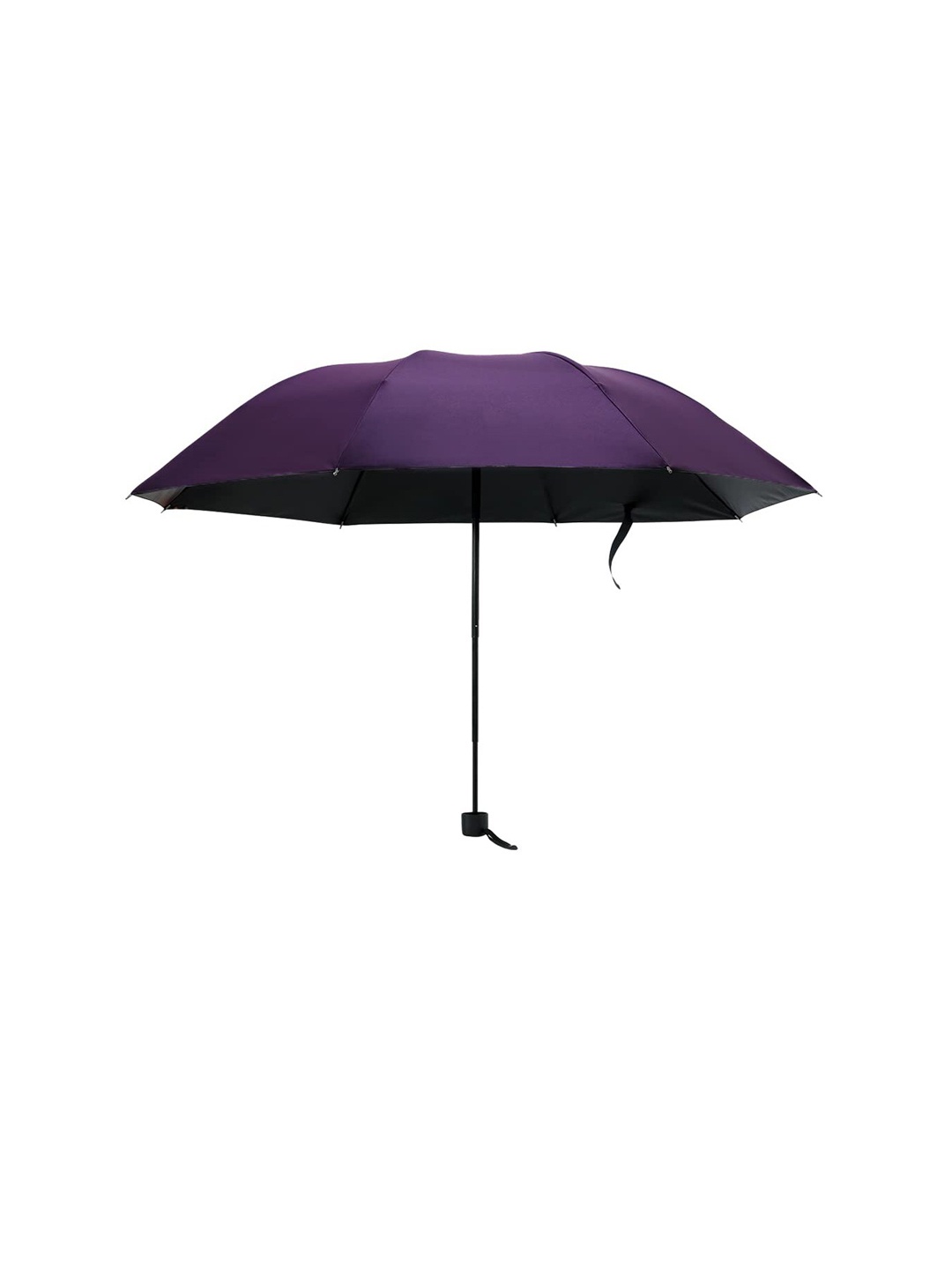 

Kuber Industries 3-Fold Manual Waterproof Umbrellas, Purple
