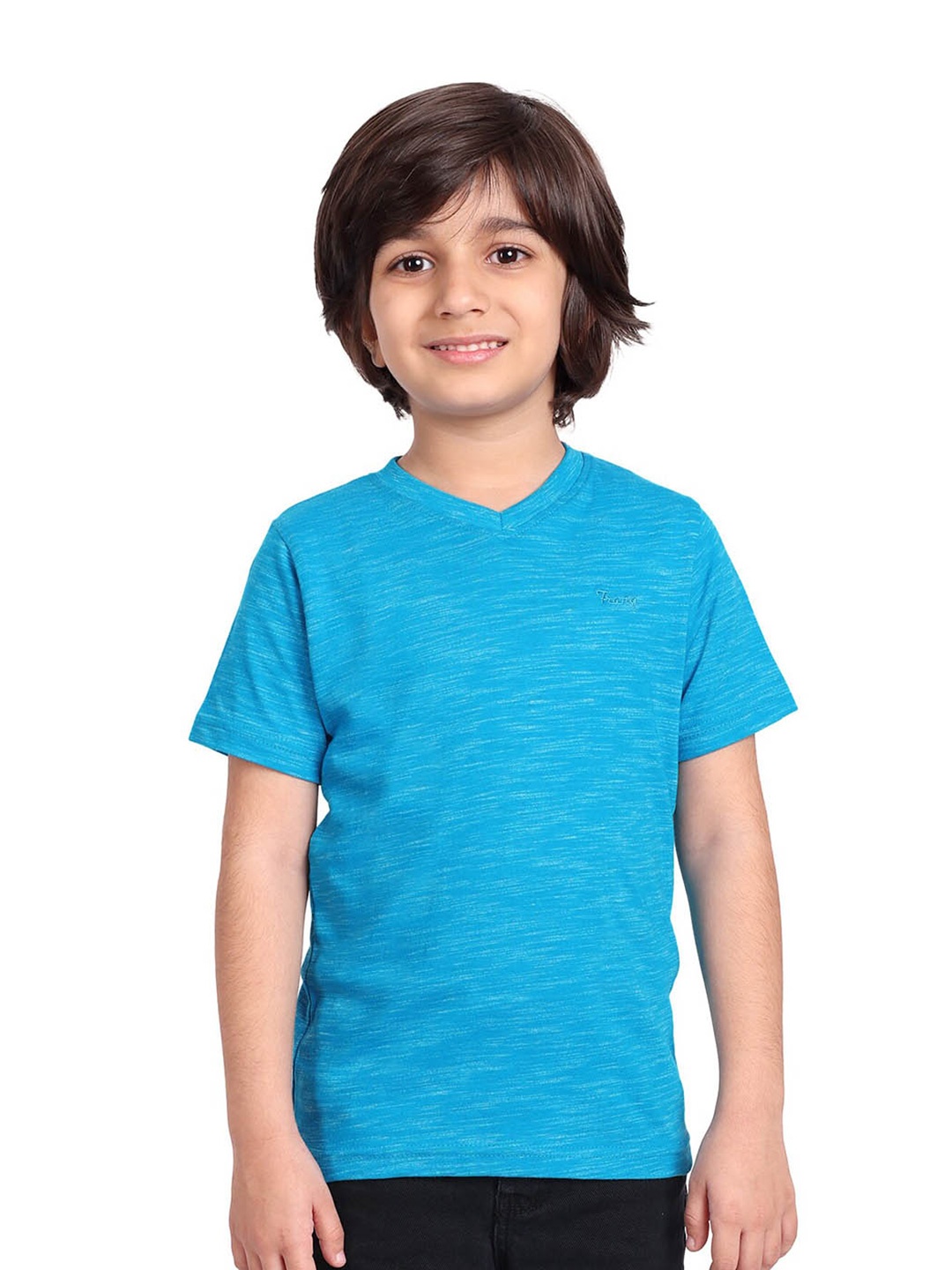 

BAESD Boys V-Neck Short Sleeves Cotton T-shirt, Blue