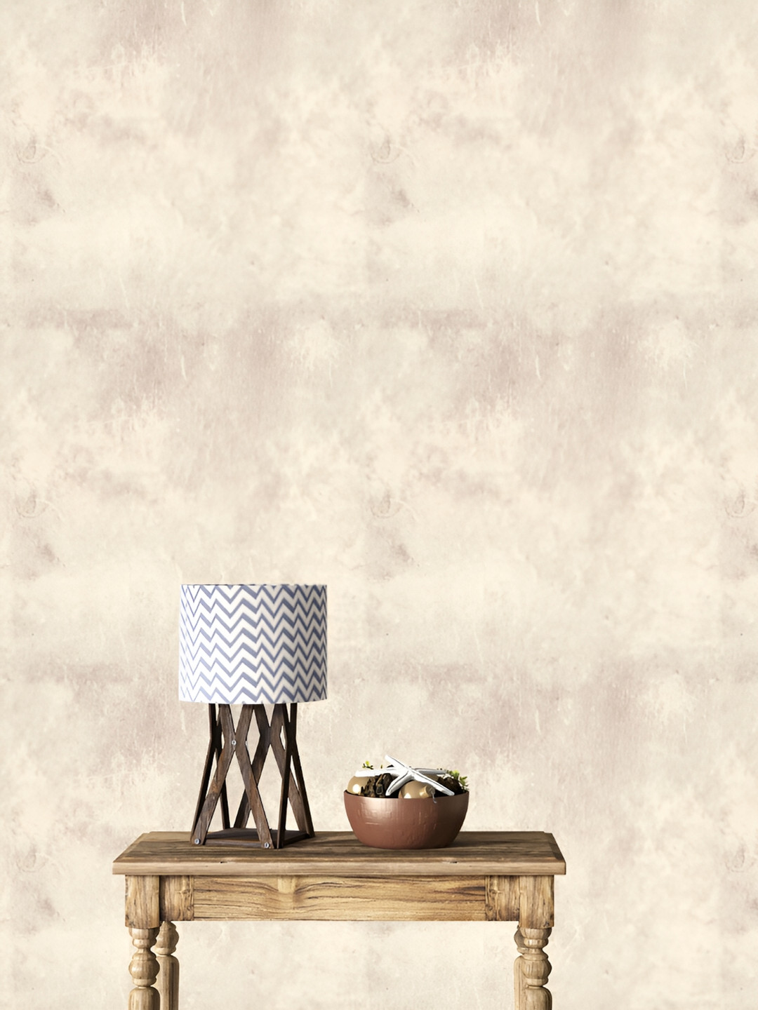 

DWELLSINDIA Cream Printed Self Adhesive Waterproof Laminated Wallpaper