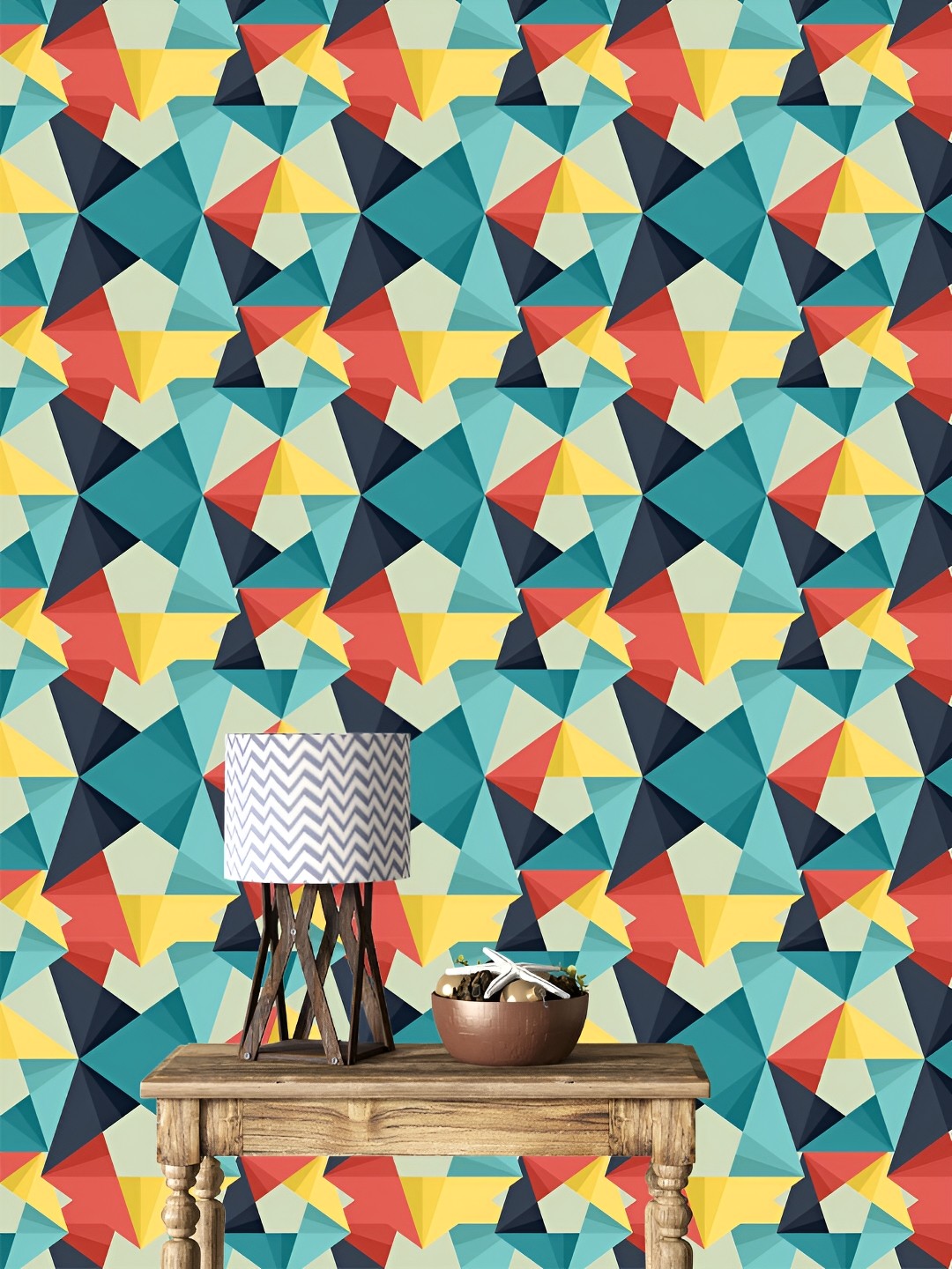 

DWELLSINDIA Green & Yellow Printed Self Adhesive Waterproof Laminated Wallpaper