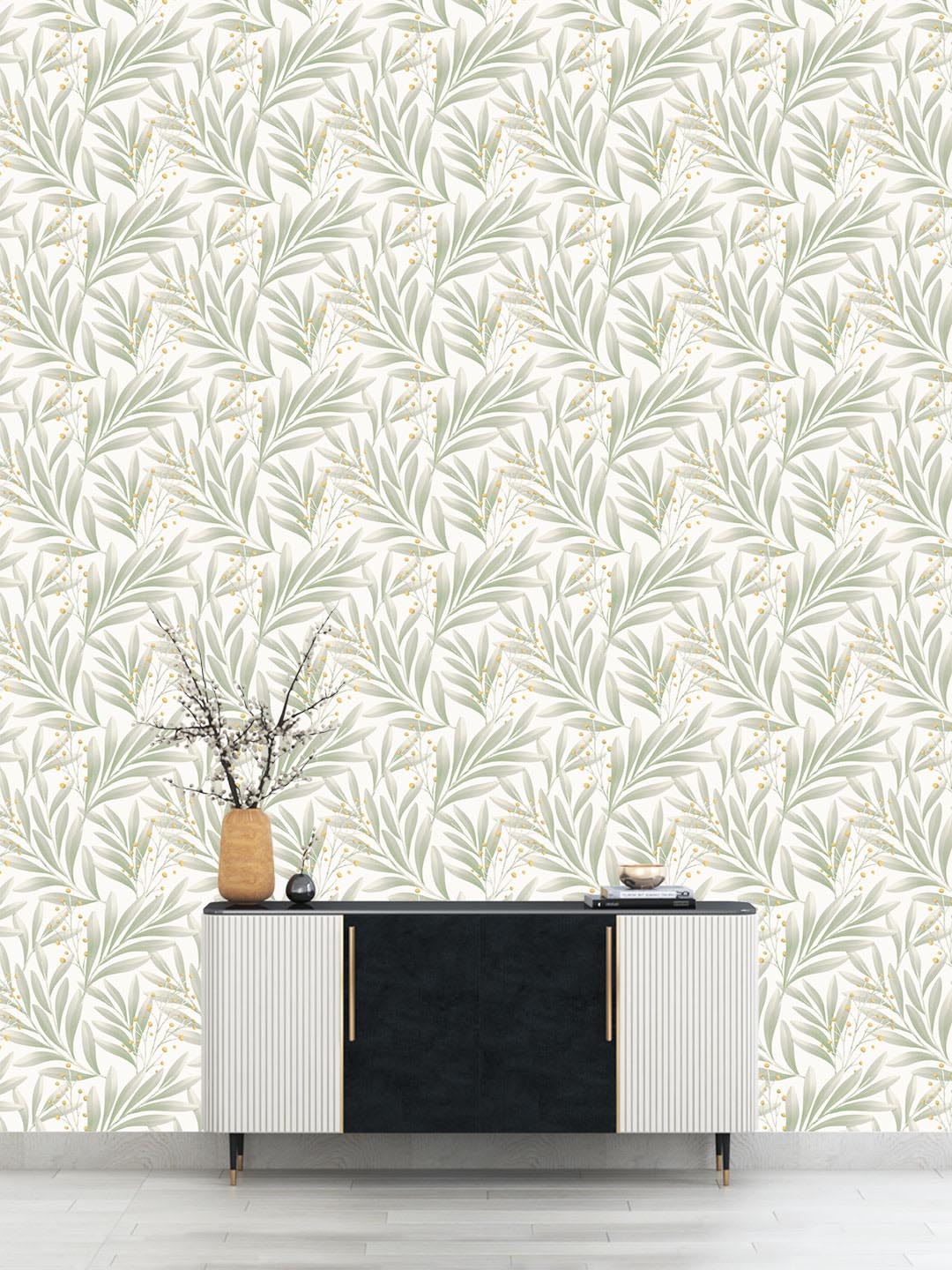 

DWELLSINDIA Grey Printed Self Adhesive Wall Sticker