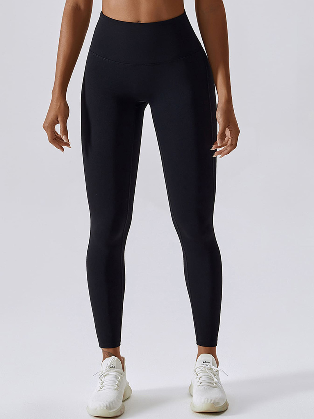 

LULU & SKY Women Slim Fit High-Rise Legging, Black
