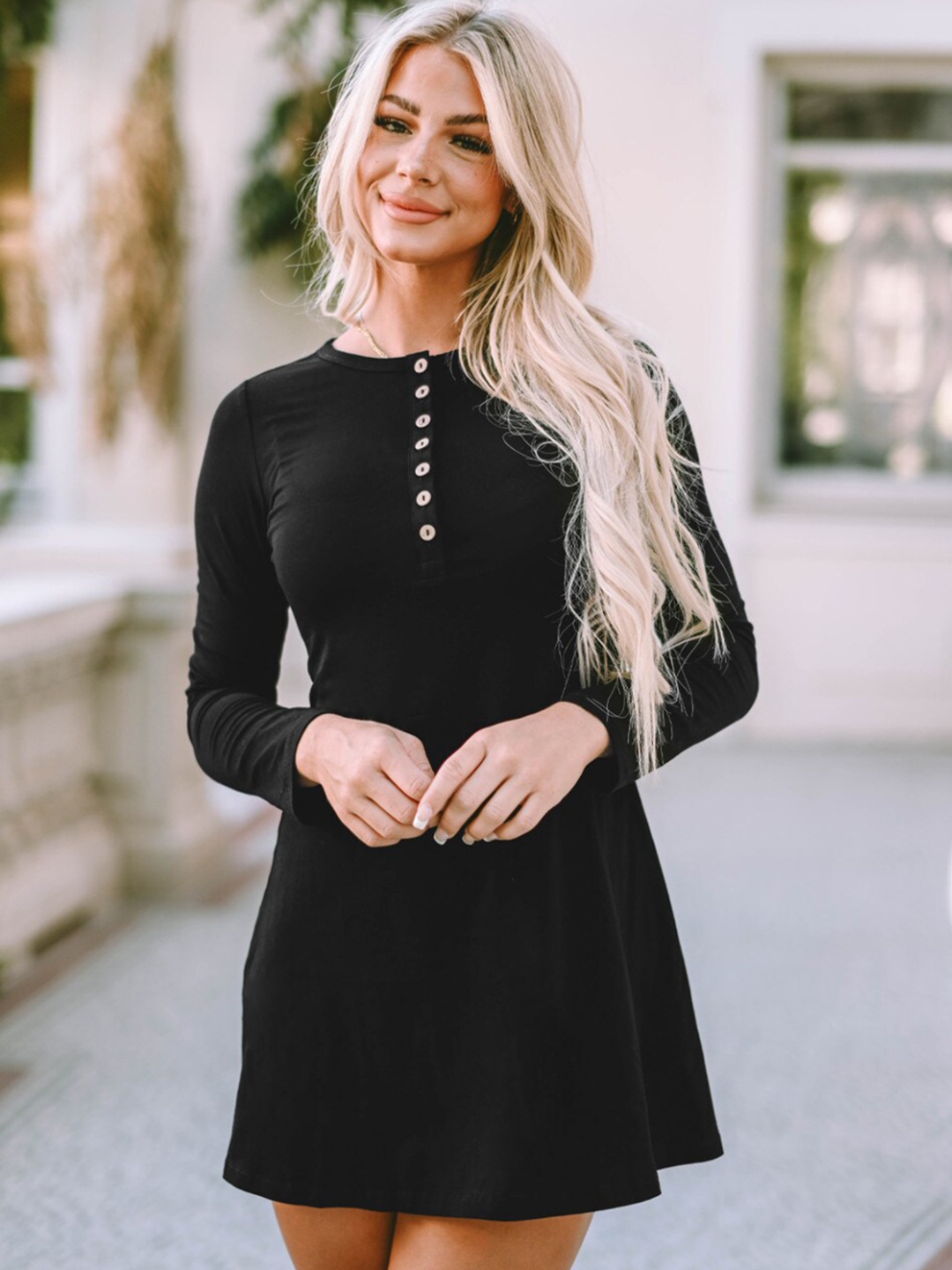 

StyleCast Black Fit & Flare Mini Dress