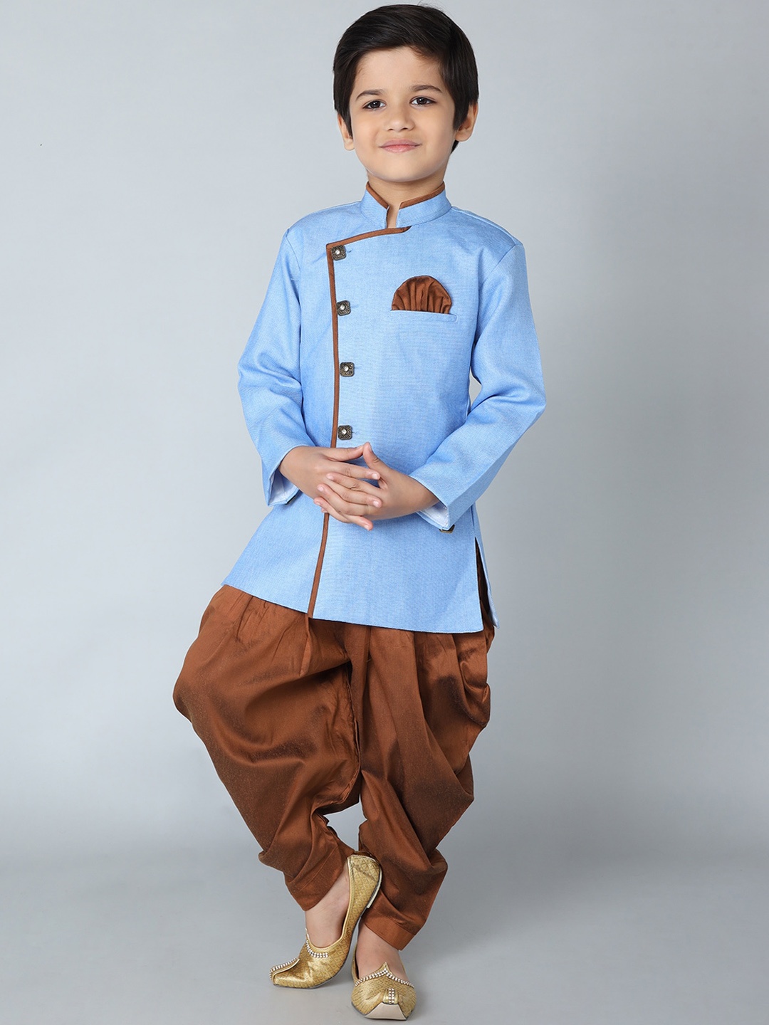 

BAESD Boys Kurta with Dhoti Pants, Blue