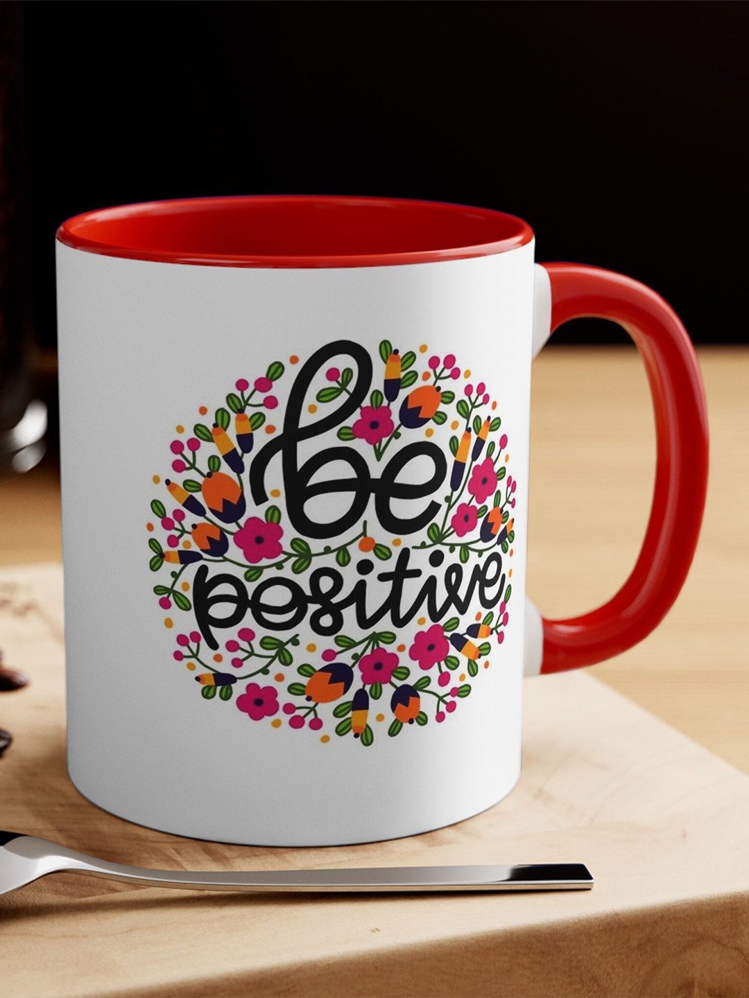 

Home Decor Expert White & White Printed Ceramic Glossy Mugs Set of Cups and Mugs