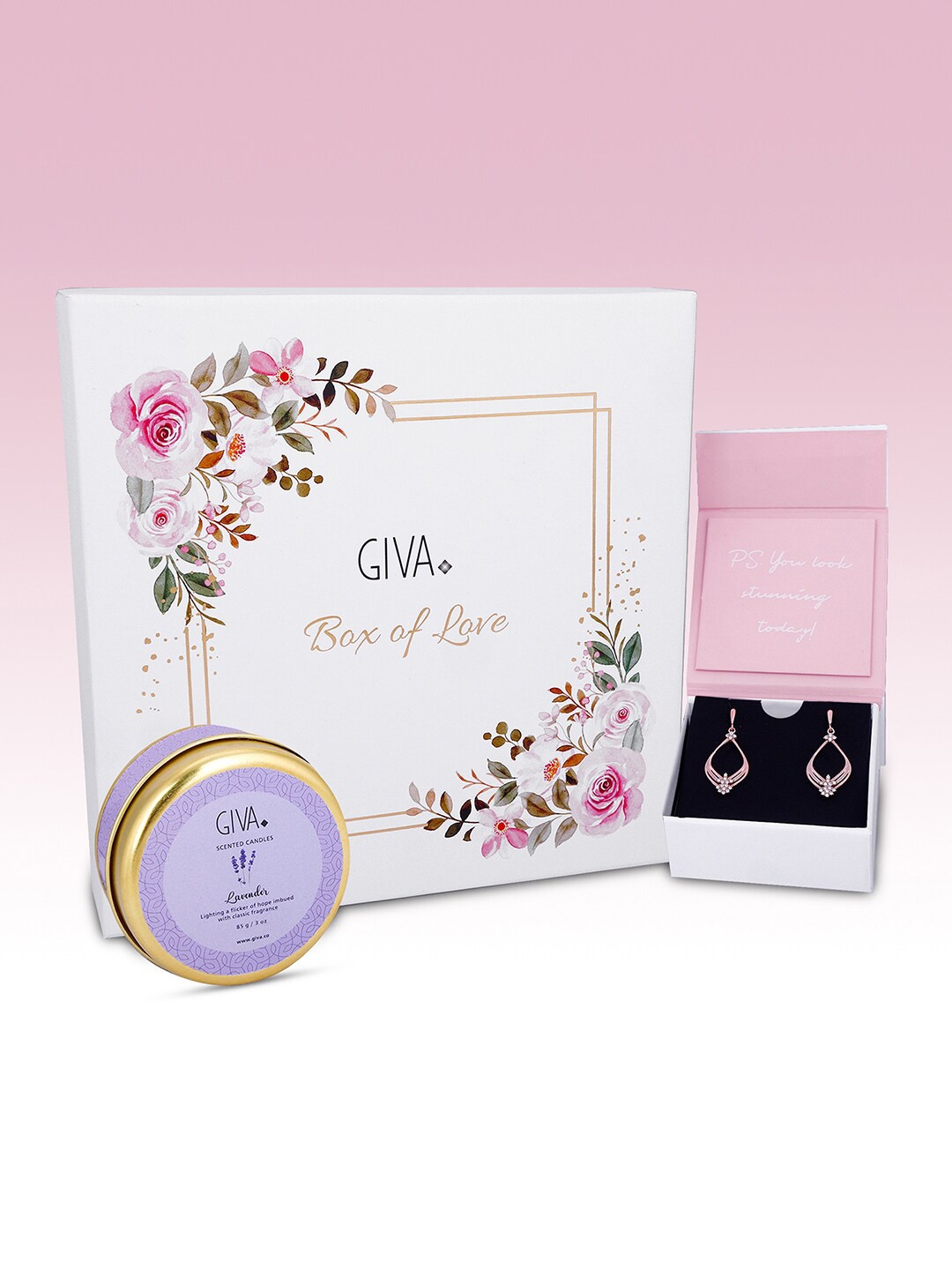 

GIVA Everlasting Love Combo Box, Rose gold