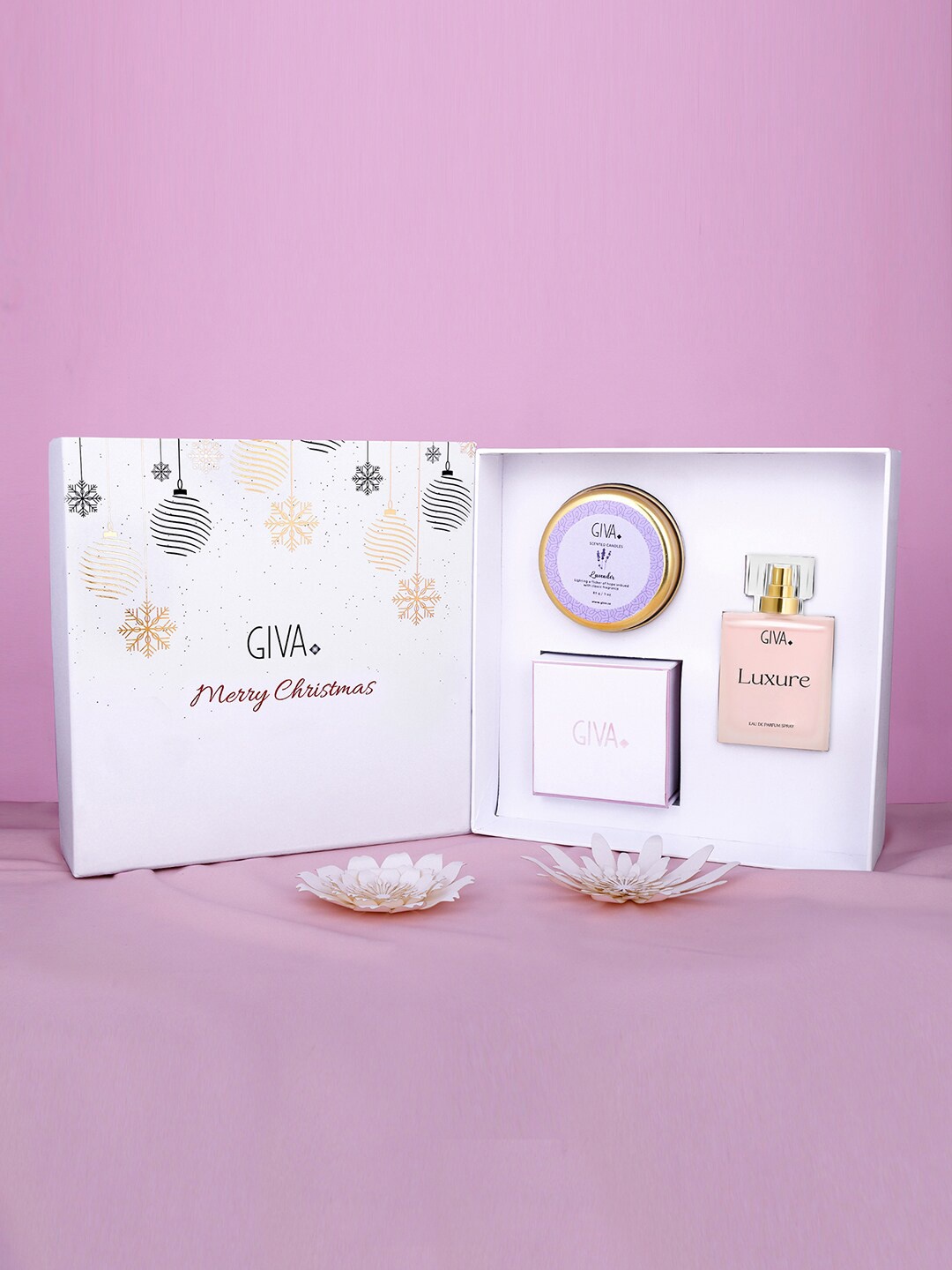 

GIVA Women North Pole Festive Combo Gift Set, Silver