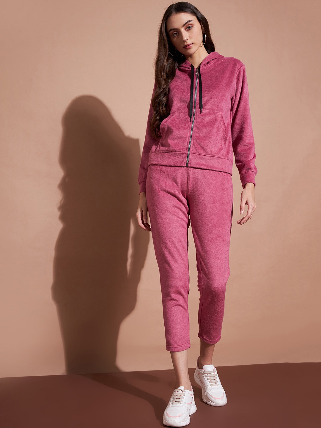 

DressBerry Women Mid-Rise Tracksuits, Pink