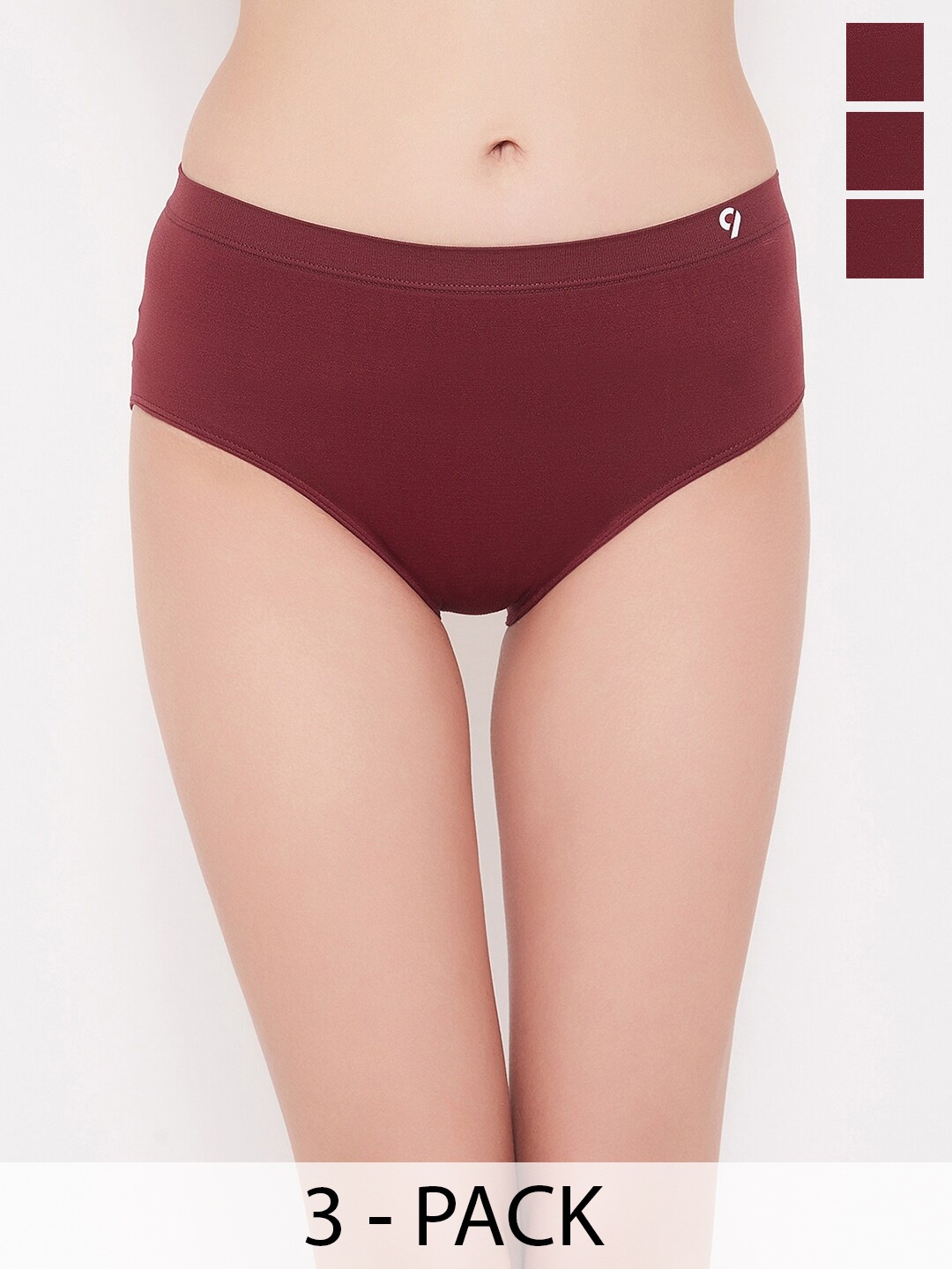 

C9 AIRWEAR Pack Of 3 Breathable Seamless Hipster Briefs, Brown