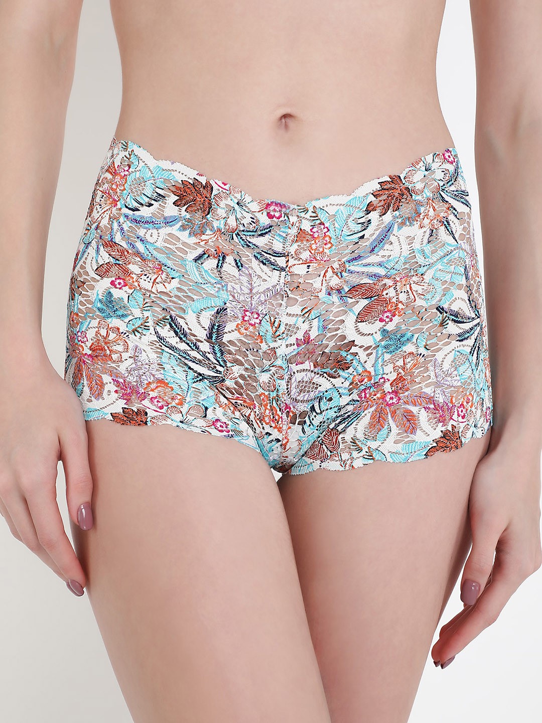 

LULU & SKY Printed Boy Shorts Briefs SSPNC2-065-PINK AND PRINT