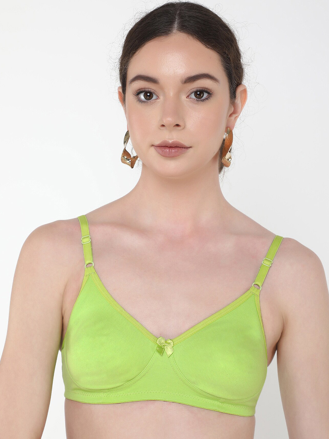 

LULU & SKY Medium Coverage Bra with All Day Comfort, Green