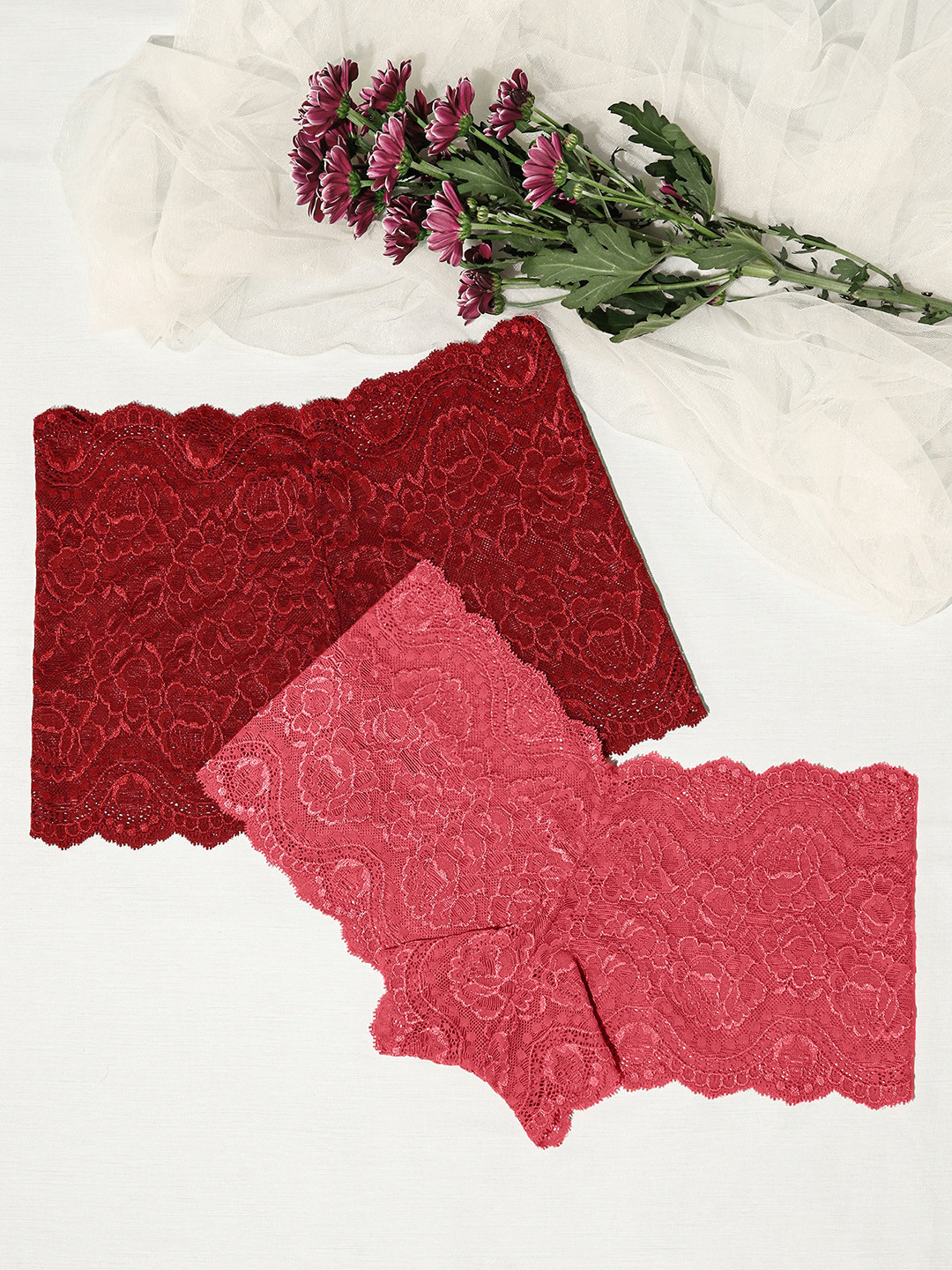 

LULU & SKY Pack Of 2 Self-Design Boy Short Briefs, Red