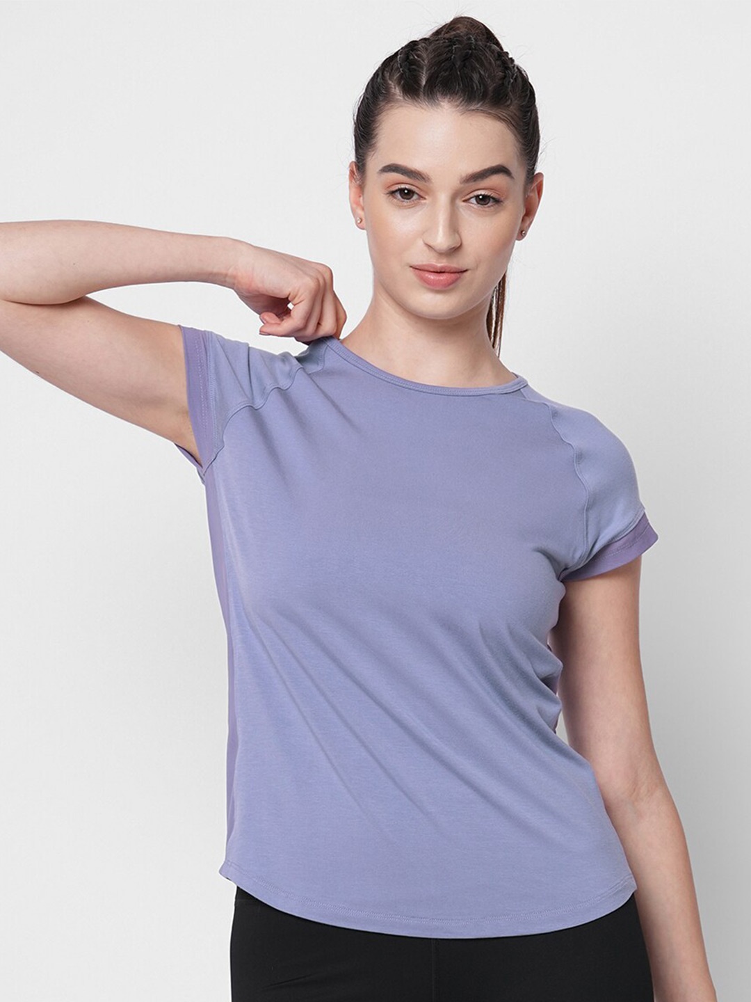 

Fitkin Anti Odour Round Neck T-Shirt, Lavender
