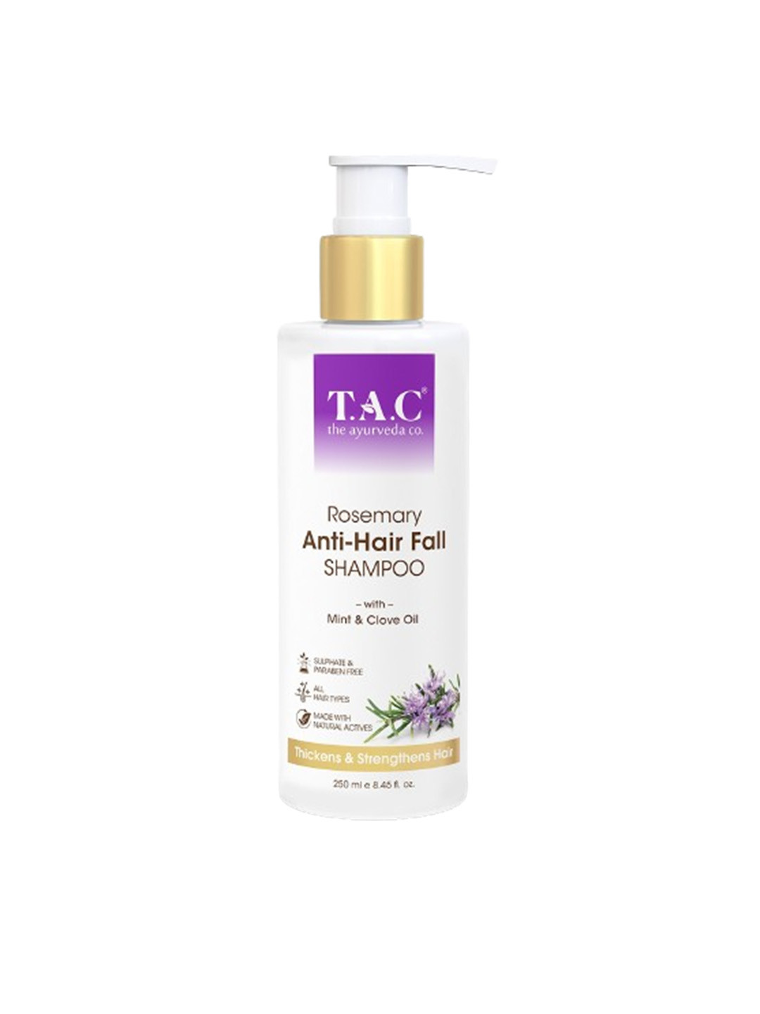 

TAC - The Ayurveda Co. Rosemary Anti-Hair Fall Shampoo - 250ml, Multi