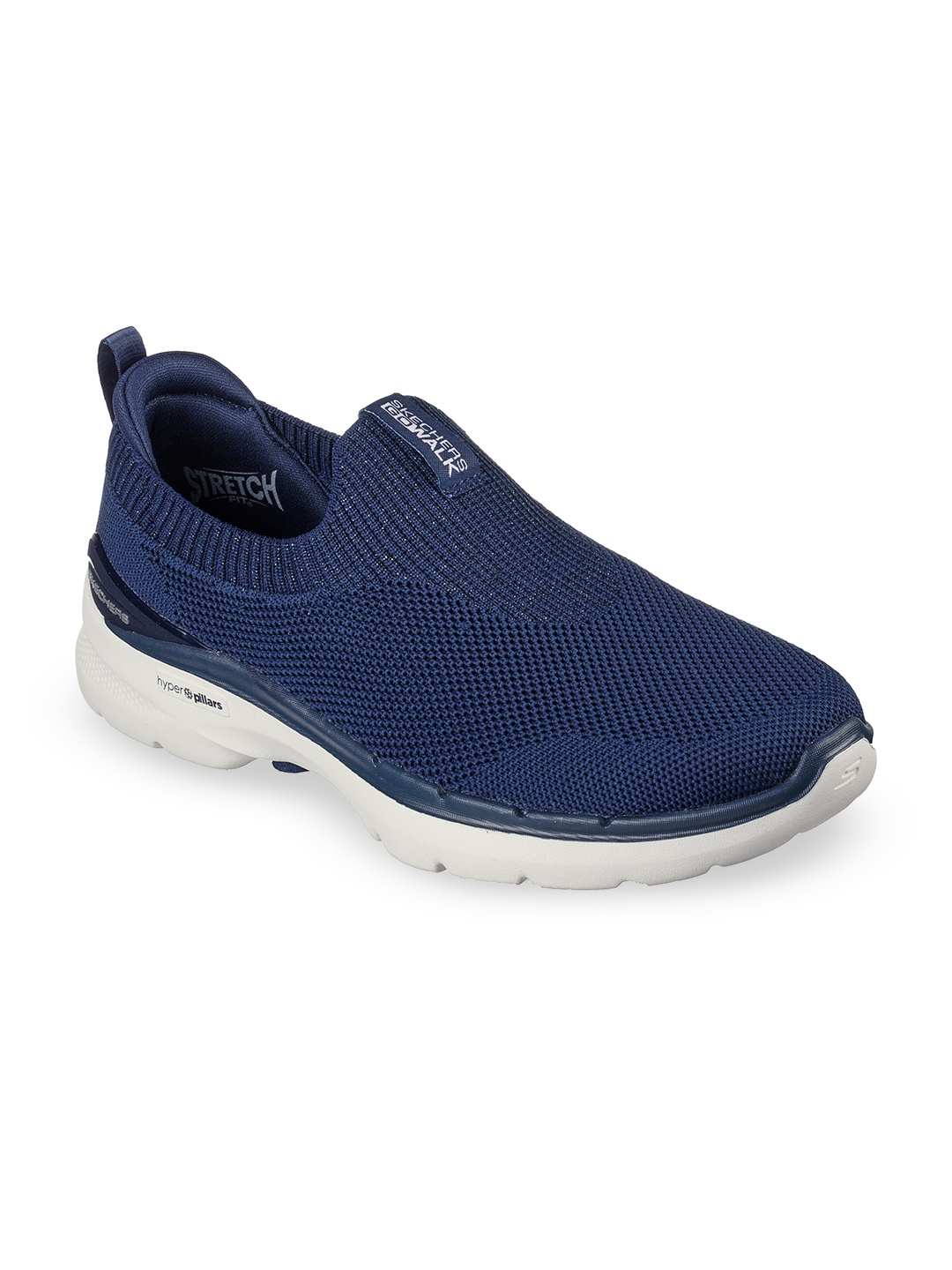 

Skechers Women GO WALK 6 - VIBRANT SMILE Walking Shoes, Navy blue