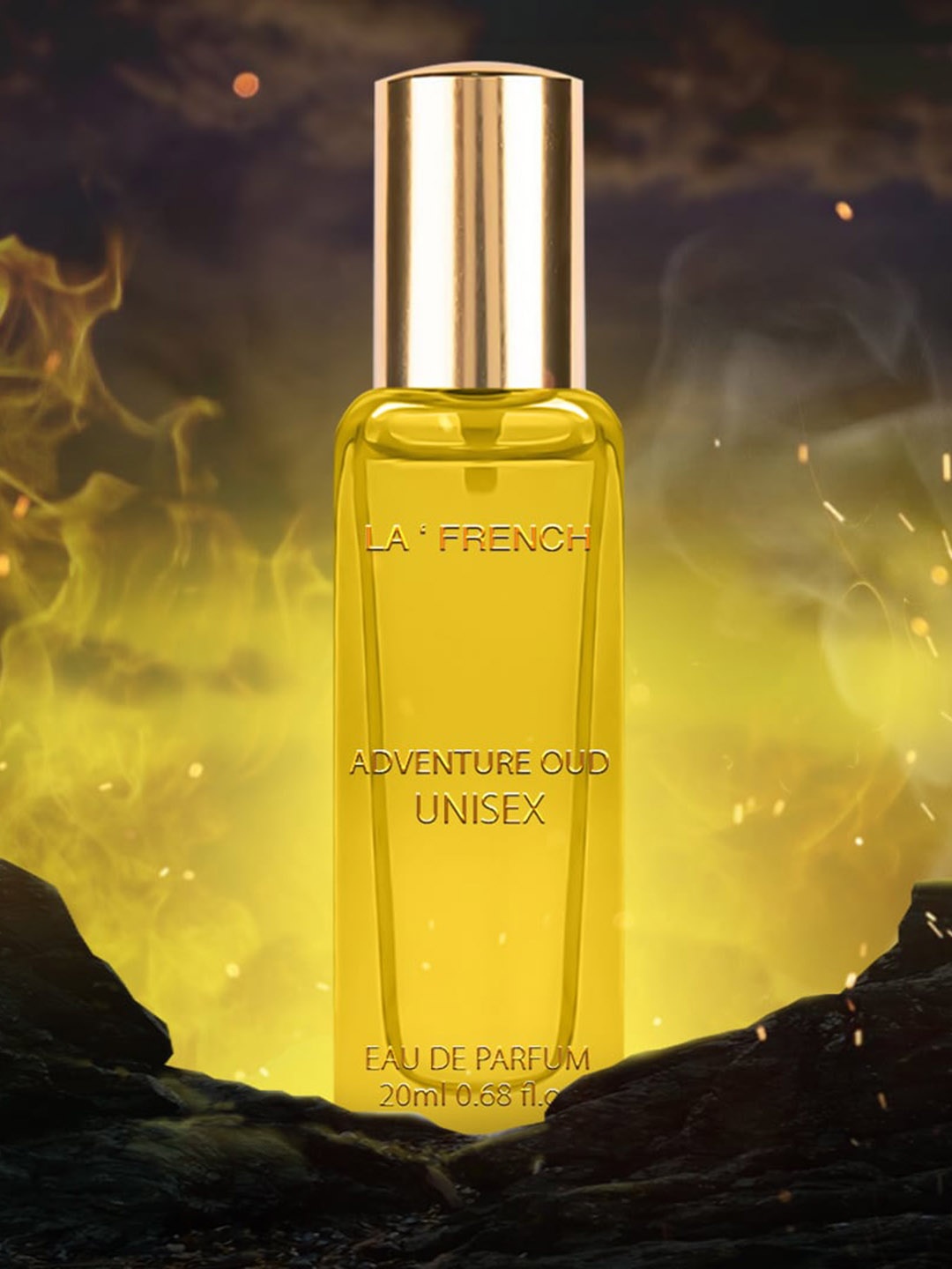 

La French Adventure Oud Long Lasting Eau De Parfum - 20ml, Black