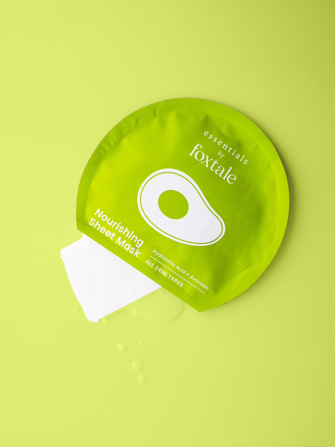 

FoxTale Nourishing Sheet Mask With Hyaluronic Acid and Avocado, Na