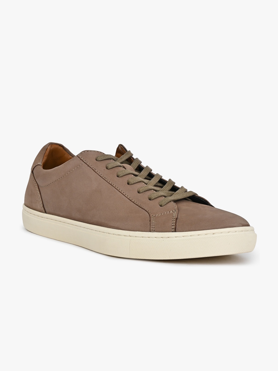 

ALDO Men Comfort Insole Leather Sneakers, Beige