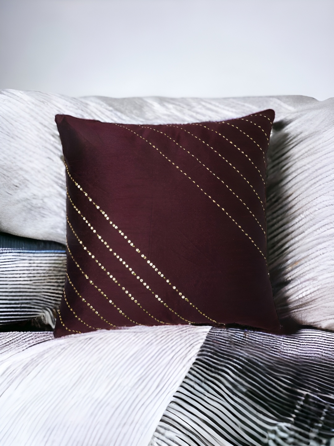 

THE COCOTIER Purple Square Cushion Covers