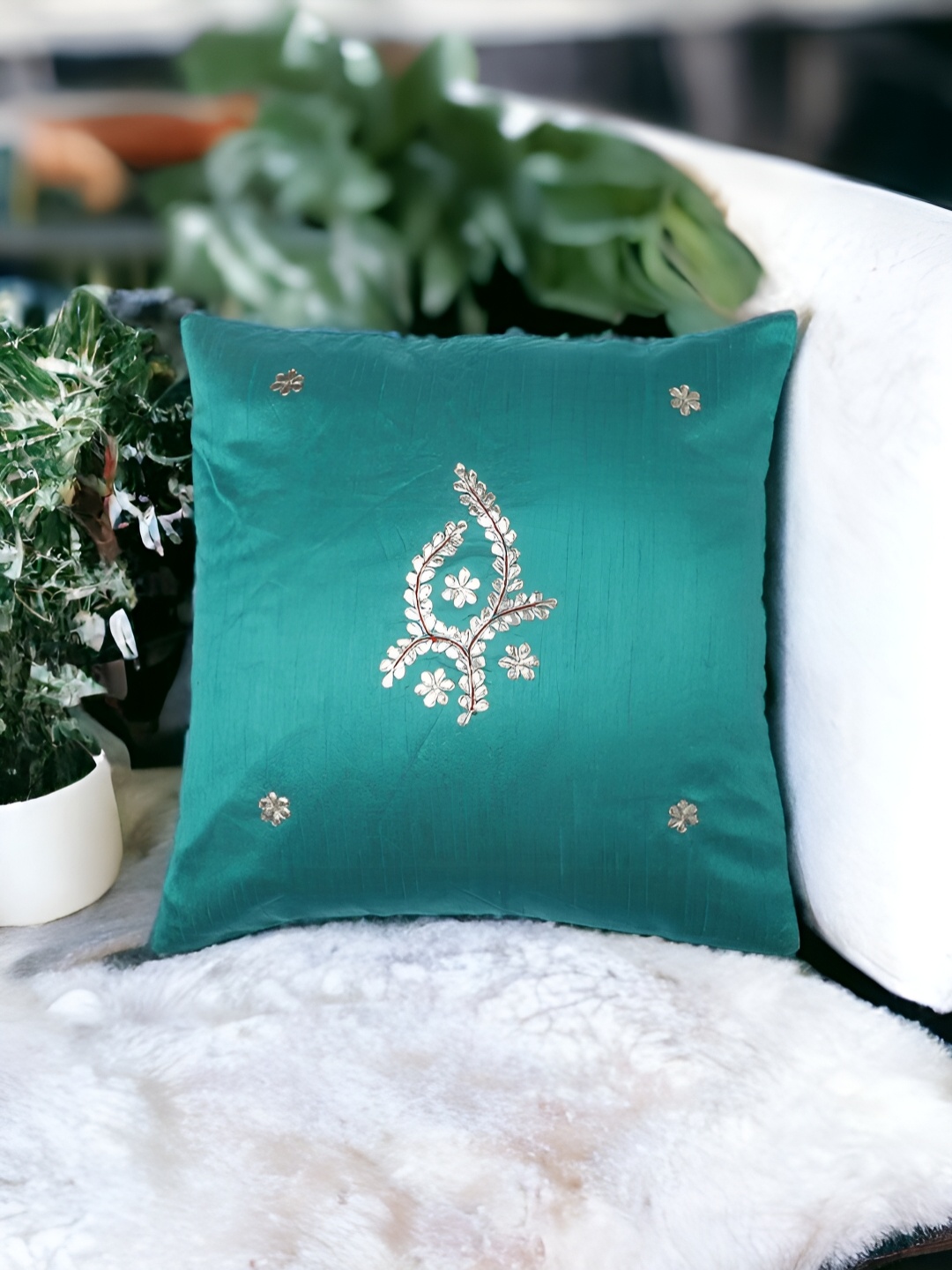 

THE COCOTIER Green Square Cushion Covers