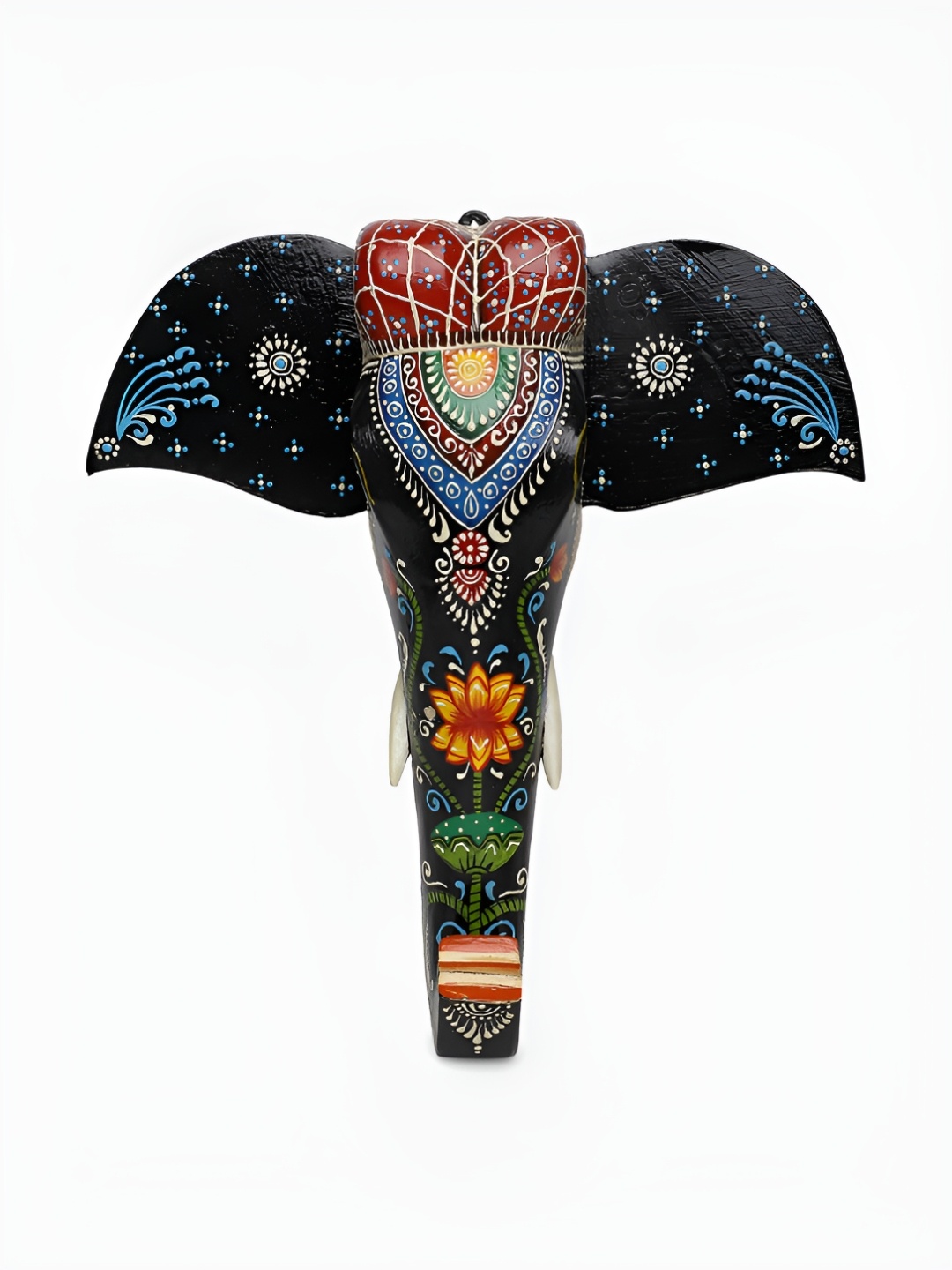 

THE COCOTIER Black & White Elephant Head Wall Hangings