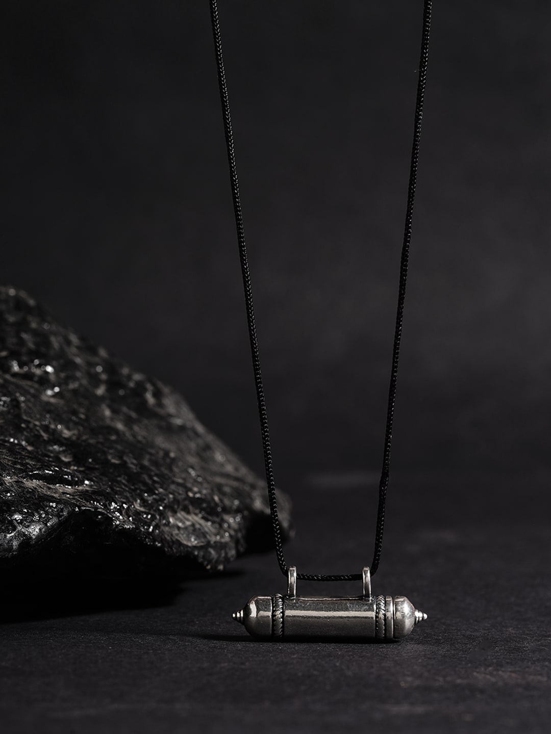 

ZORD Men 92.5 Sterling Silver Holy Amulet Pendant