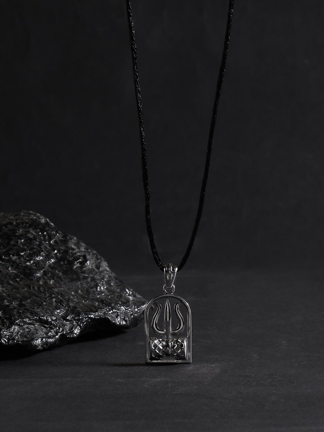

ZORD Men 925 Sterling Silver-Plated Pendant