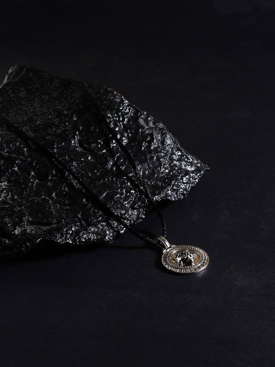 

ZORD Men 92.5 Sterling Silver-Plated Pendant