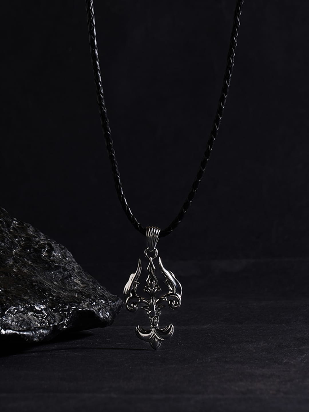

ZORD Men 925 Sterling Silver Silver-Plated Pendant
