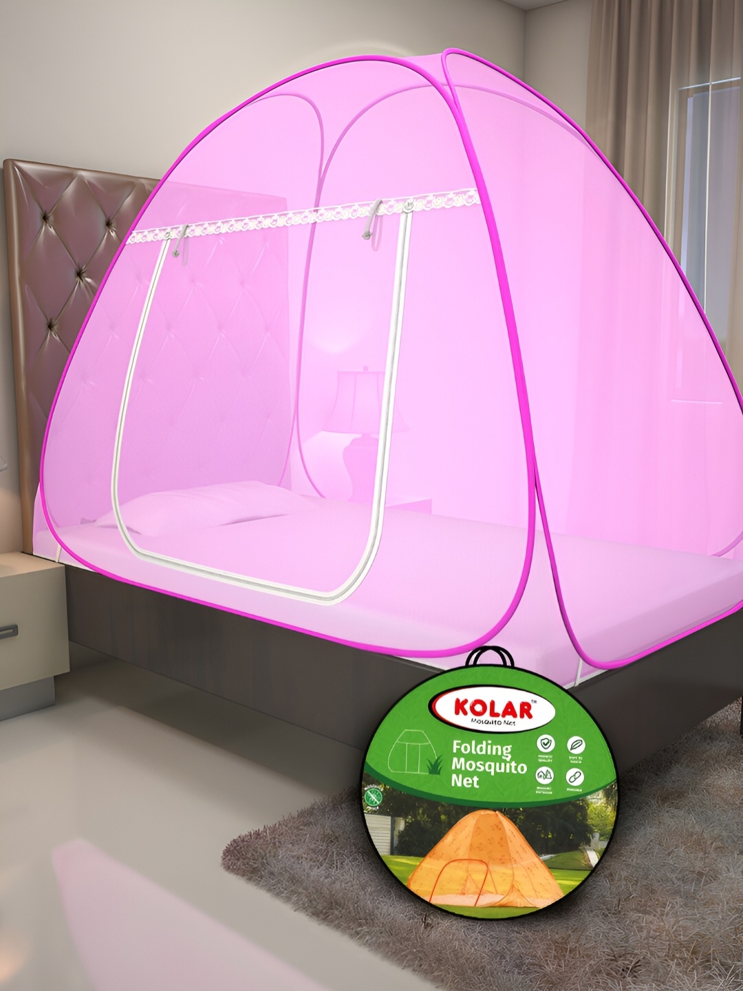 

KOLAR Pink Tent Mosquito Net