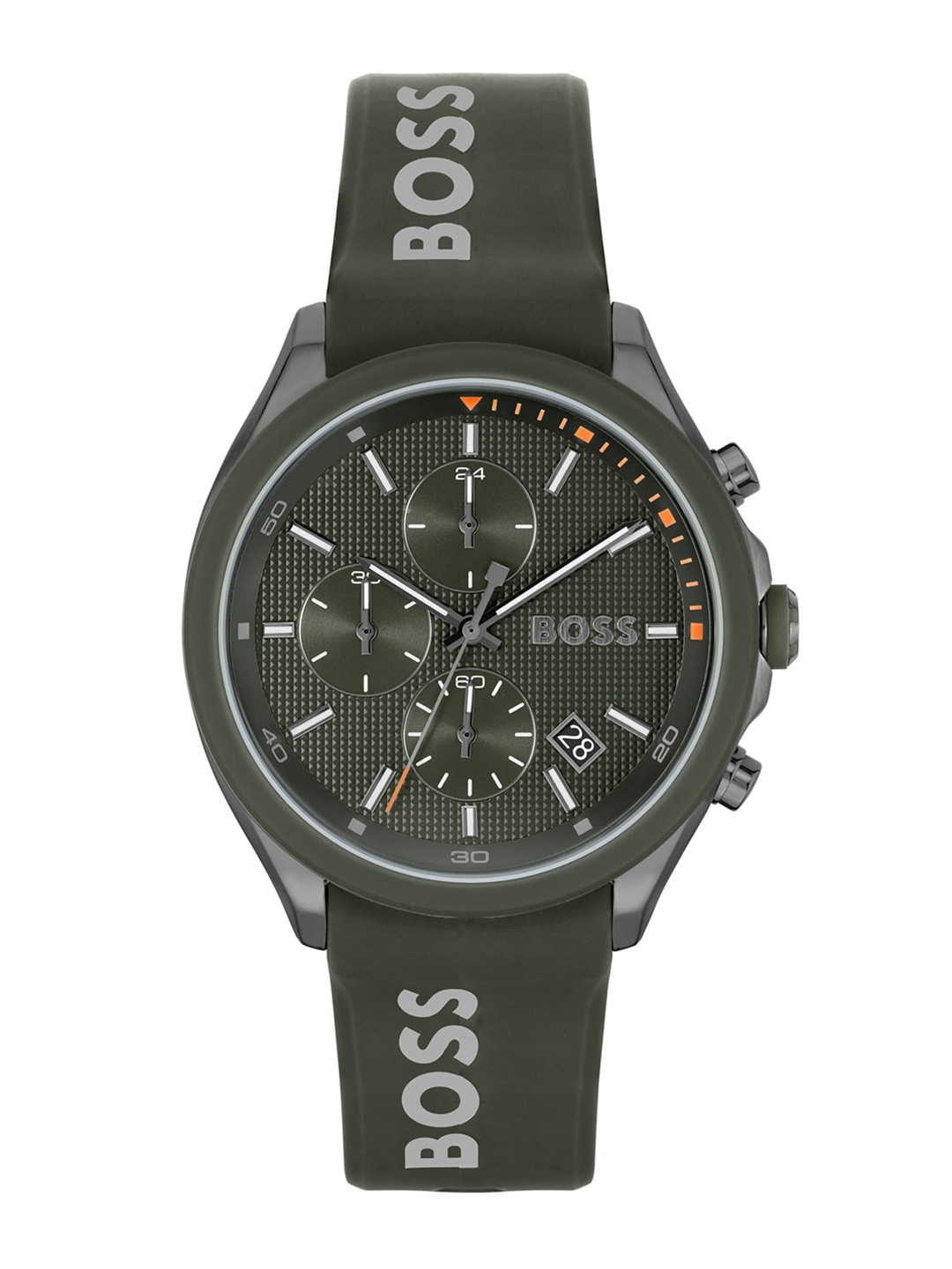 

BOSS Men Straps Analogue Chronograph Watch 1514060, Green