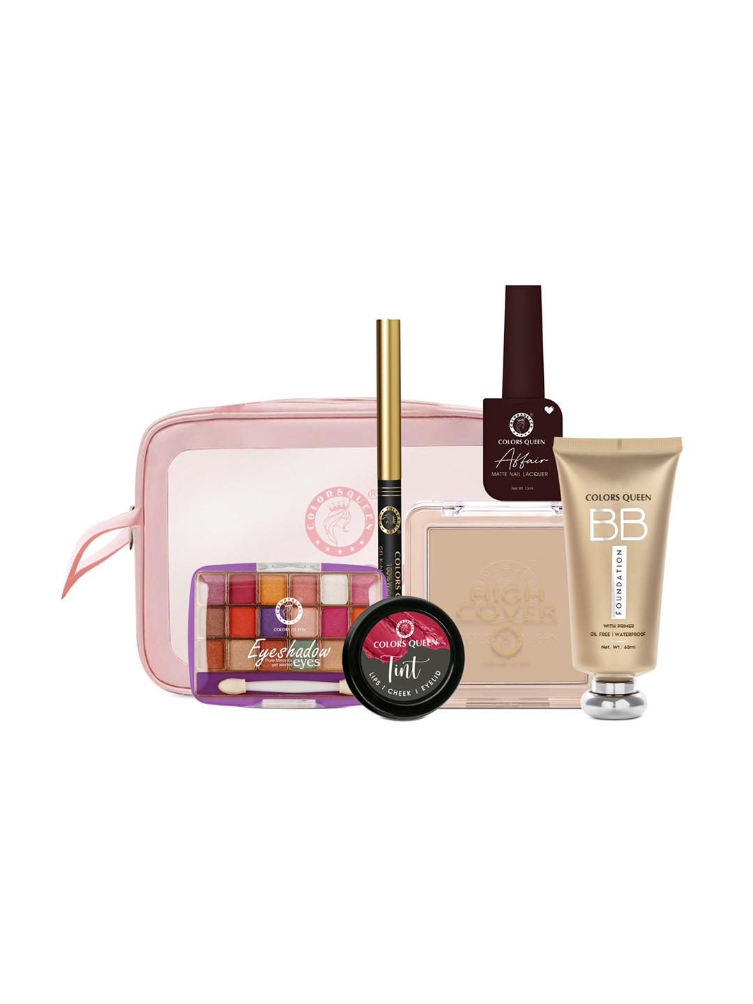 

Colors Queen Vanity Makeup Pouch Gift Set, Na