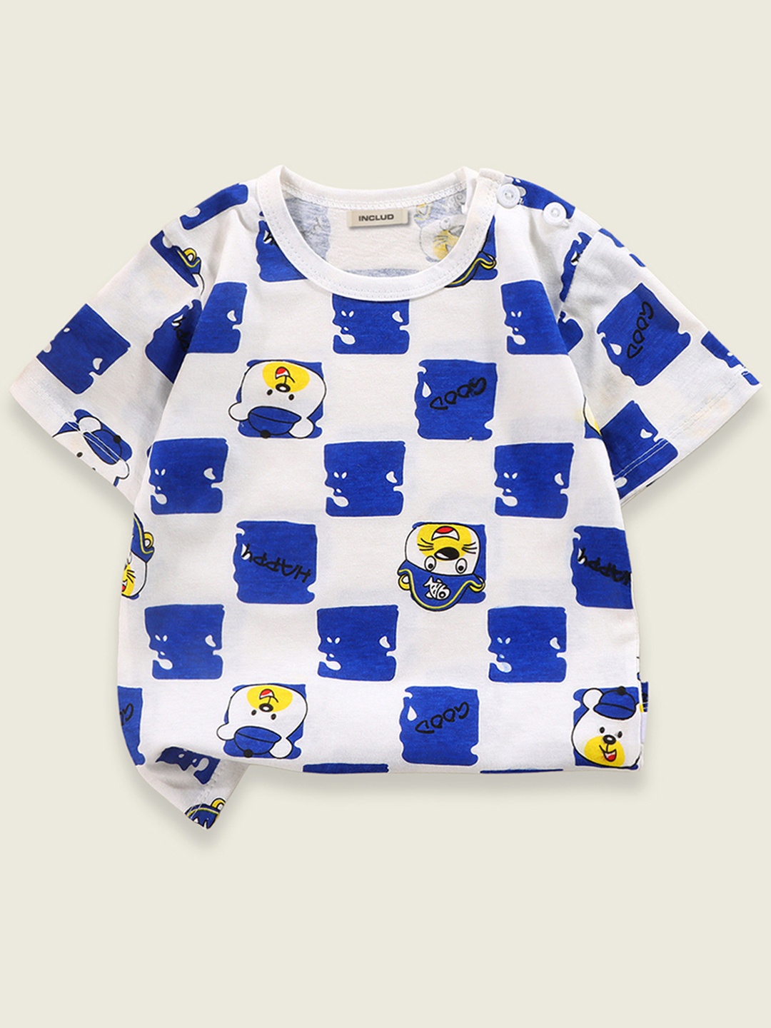 

INCLUD Boys Multicoloured Printed T-shirt, Multi