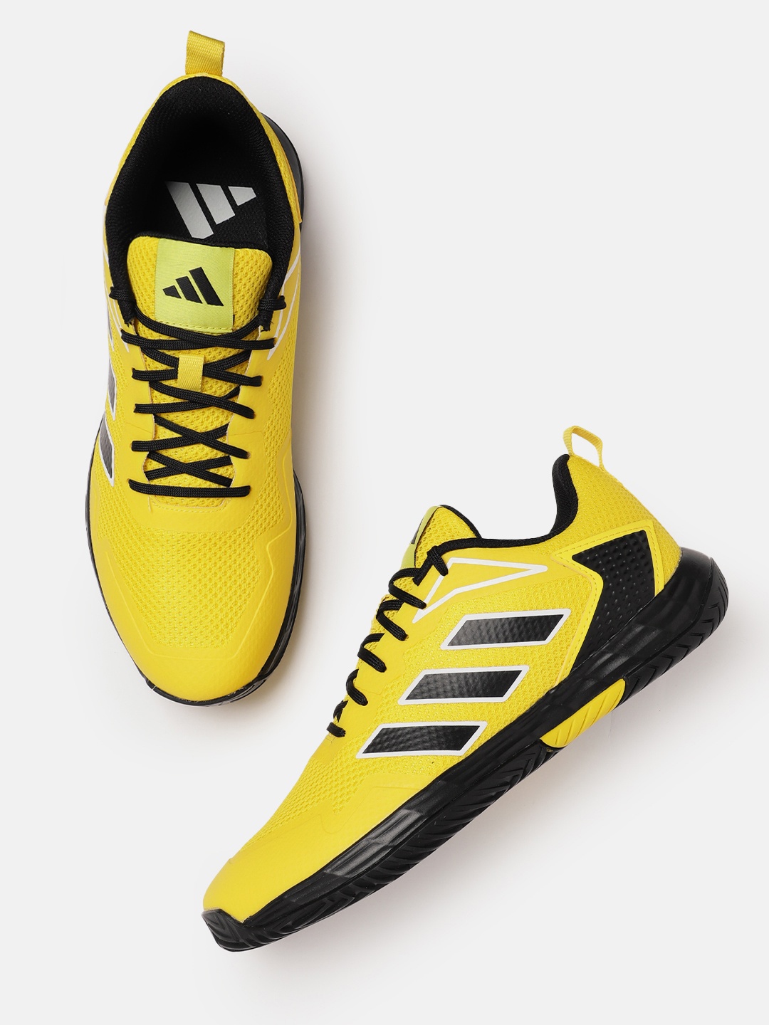 

ADIDAS Men Woven Design New Star Tennis Shoes, Yellow