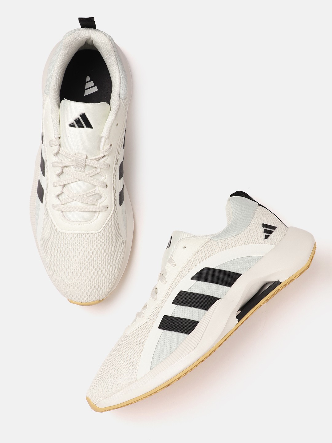 

ADIDAS Men Woven Design Step-n-Pace M Running Shoes, Off white