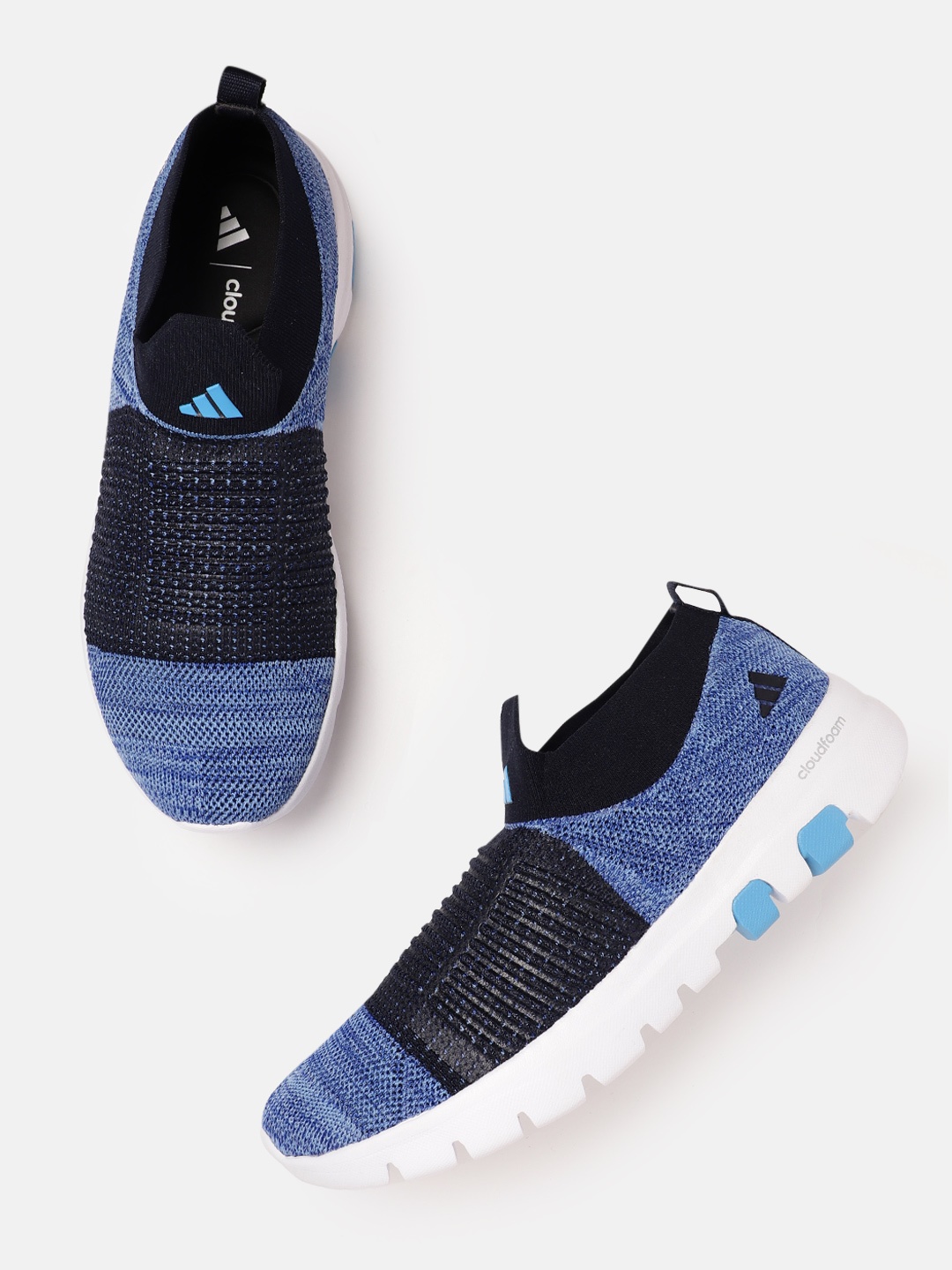 

ADIDAS Men Woven Design PowerHaze Walking Shoes, Navy blue