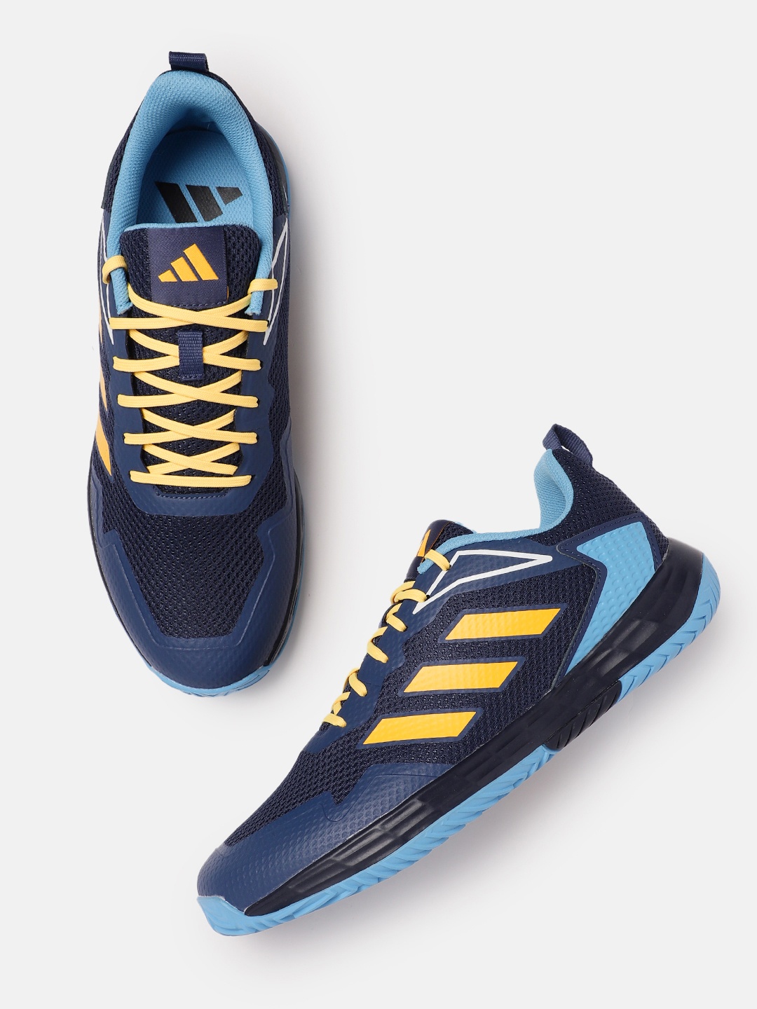 

ADIDAS Men Woven Design New Star Tennis Shoes, Blue