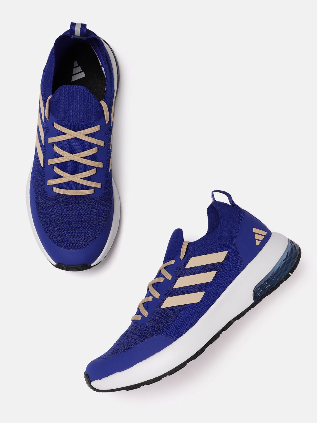 

ADIDAS Men Woven Design Ingrasp Run Shoes, Blue
