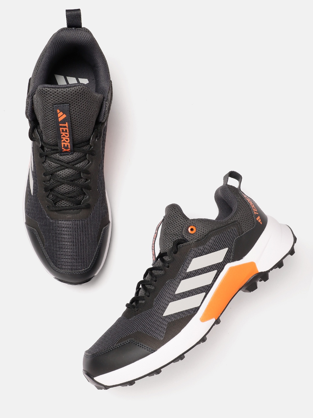 

ADIDAS Men Woven Design Rockr Blaze Trekking Shoes, Charcoal