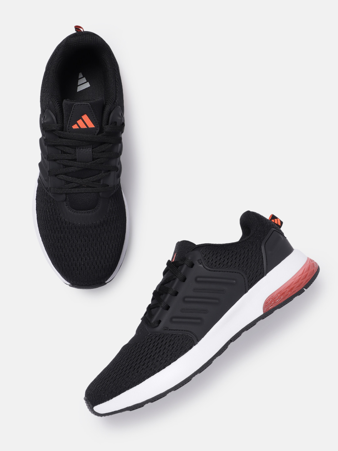 

ADIDAS Men Woven Design DotRun Shoes, Black