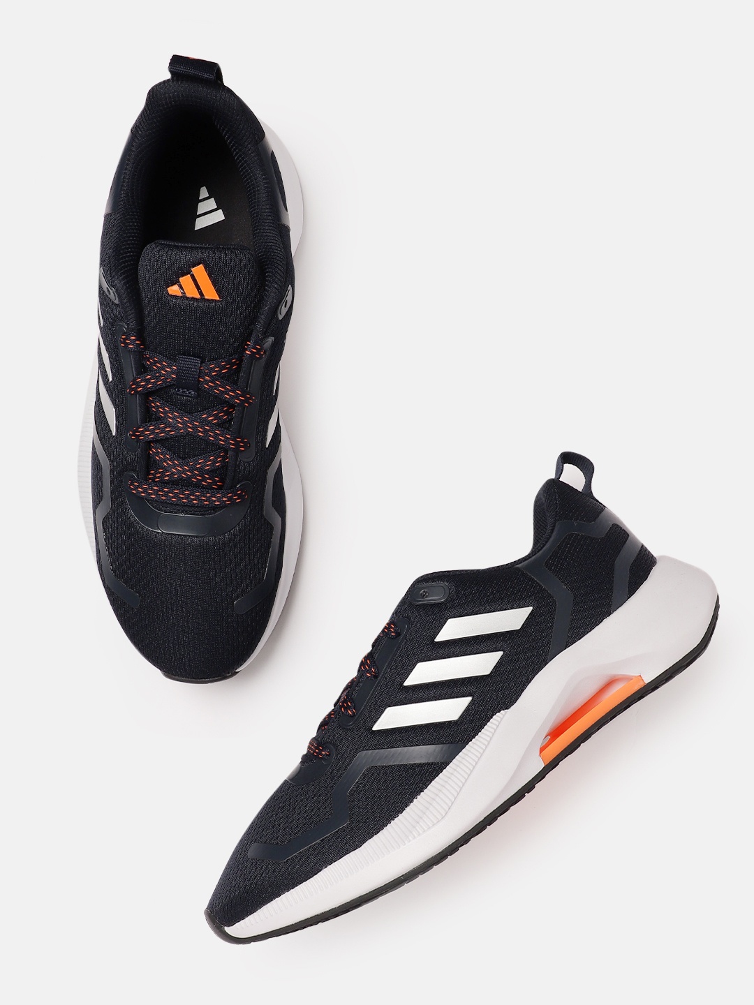 

ADIDAS Men Woven Design Rapide Run M Running Shoes, Navy blue