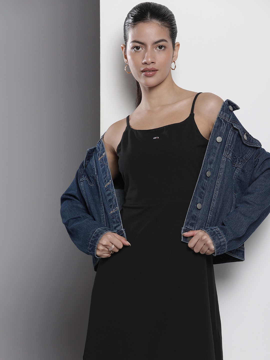 

Tommy Hilfiger Essential Fit & Flare Dress, Black