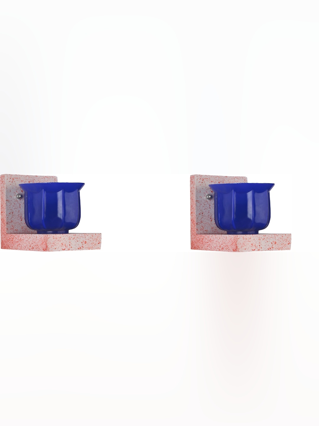

Afast Blue 2 Pieces Cylindrical Shaped Glass Wall Lamps