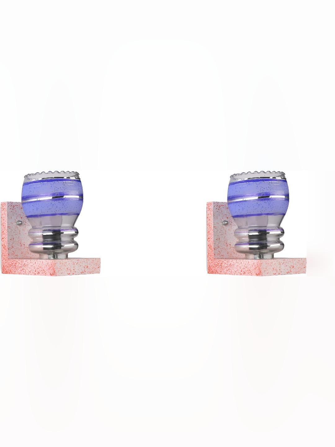 

Afast Blue 2 Pieces Glass Wall Lamps